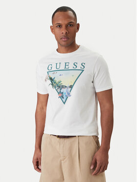 Guess Guess Póló M6GI49 K3584 Fehér Reglan Fit