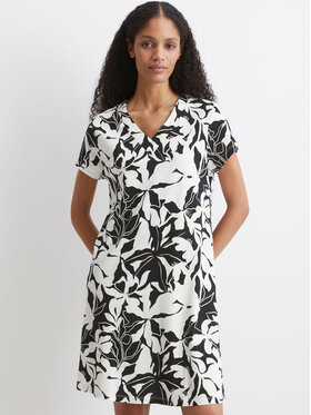 Marc O'Polo Marc O'Polo Noční košile 10222715 Bílá Regular Fit