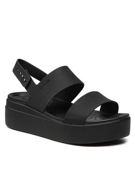 Crocs Crocs Szandál Brooklyn Low Wedge W 206453 Fekete