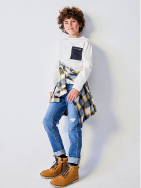 Mayoral Mayoral Majica 7.065 Écru Regular Fit