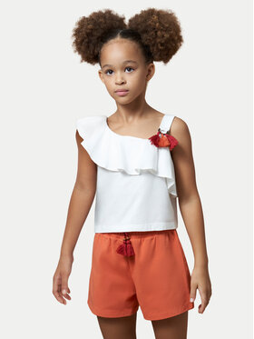 Mayoral Mayoral Set top i pantaloni scurti 6273 Portocaliu Regular Fit