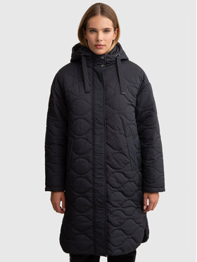 BIG STAR BIG STAR Trencz ELIE_906_130 Czarny Basic Fit