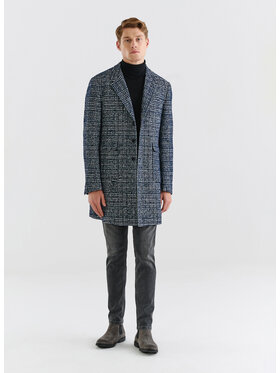 Pako Lorente Pako Lorente Płaszcz P23WF-7X-005 Granatowy Classic Fit