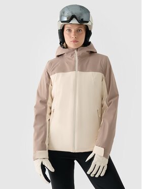 4F 4F Lyžiarska bunda 4FWAW24TTJAF572-82S Hnedá Regular Fit