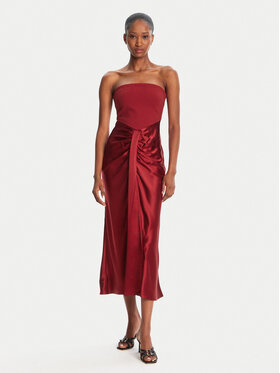 STAUD STAUD Rochie cocktail Wayfaaring R24F2160PS Roșu Slim Fit
