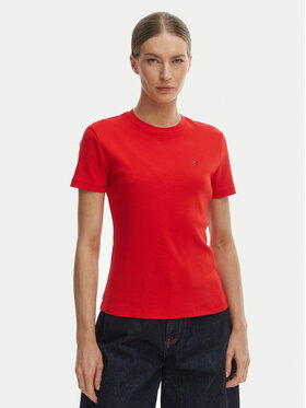 Tommy Hilfiger Tommy Hilfiger T-shirt New Cody WW0WW40587 Arancione Slim Fit