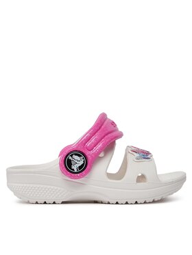 Crocs Crocs Klapki Classic Embellished Sandal T 207803 Biały