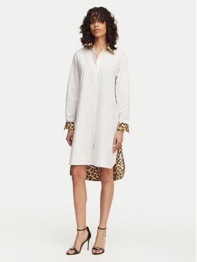 LOLA CASADEMUNT LOLA CASADEMUNT Φόρεμα πουκάμισο LS2615118 Εκρού Loose Fit