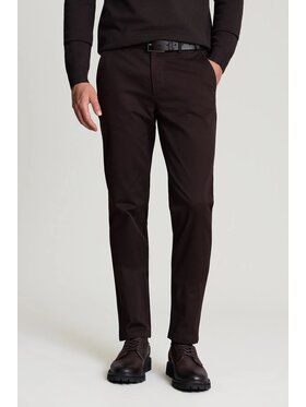 Próchnik Próchnik Chinosy PM3 SP073126000010 Brązowy Regular Fit