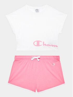 Champion Champion Set majica i hlače 404624 Bijela Regular Fit