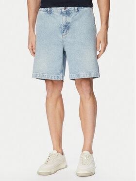 BOSS BOSS Pantaloni scurți de blugi Sandrew 50559031 Albastru deschis Regular Fit