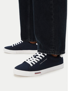 Tommy Hilfiger Tommy Hilfiger Tenniskingad Vulc Core Rwb Long FM0FM05813 Tumesinine