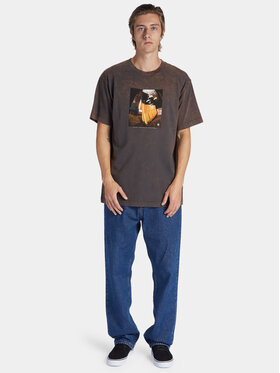 DC DC Футболка Heikkila Fs Nb Kttp ADYKT03218 Чорний Regular Fit