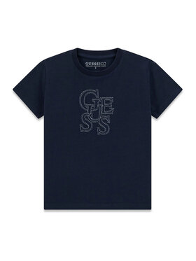 Guess Guess T-Shirt N6RI17 grK8HM4 Granatowy Regular Fit