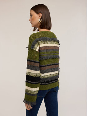 Motivi Motivi Cardigan M019W003692N0S5 Verde Regular Fit