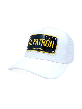 John Hatter & Co John Hatter & Co Zestaw czapka, szalik i rękawiczki 1001 / EL PATRON Biały