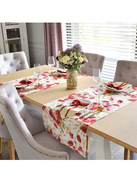 Roseberry Home Roseberry Home Bieżnik Poppy Czerwony