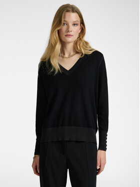 Elena Mirò Elena Mirò Cardigan M407Z000532N033 Nero Boxy Fit