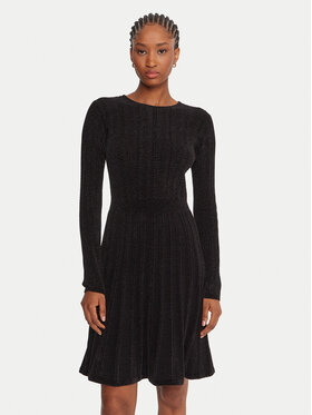 Guess Guess Rochie tricotată W5BK79 Z3902 Negru Regular Fit
