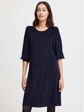 Fransa Fransa Kleid für den Alltag 20612879 Dunkelblau Regular Fit
