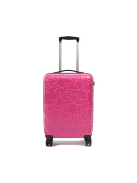 TOUS TOUS Valigia rigida piccola Trolley Albatana 2001117025 Rosa