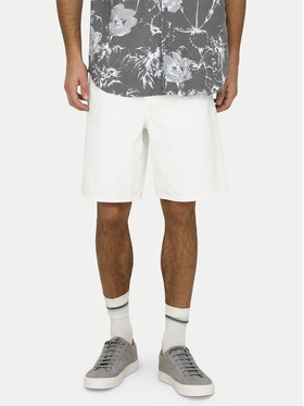 Only & Sons Only & Sons Džínové šortky Fade 22031662 Bílá Loose Fit