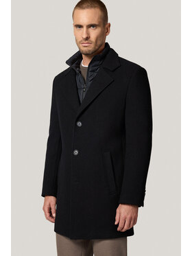 Próchnik Próchnik Płaszcz PM4 PC073225000021 Czarny Regular Fit