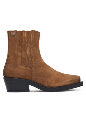 Tommy Jeans Tommy Jeans Stiefeletten Tjw Suede Cowboy Boots EN0EN03142 Braun