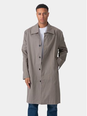 TeeShoppen TeeShoppen Płaszcz 'Basic Collection' Zielony Regular Fit