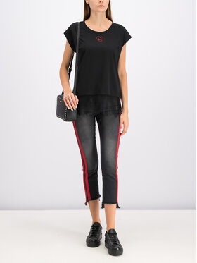 My Twin My Twin T-shirt 192MP2431 Crna Regular Fit