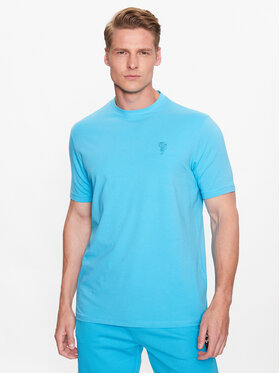 KARL LAGERFELD KARL LAGERFELD T-Shirt 755055 532221 Niebieski Regular Fit