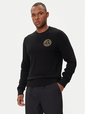 Versace Jeans Couture Versace Jeans Couture Svetr 79GAFM00 CMH81 Černá Regular Fit