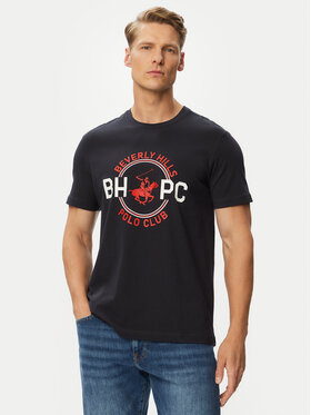 Beverly Hills Polo Club Beverly Hills Polo Club Тишърт P-SS26M-TS1258 Тъмносин Regular Fit