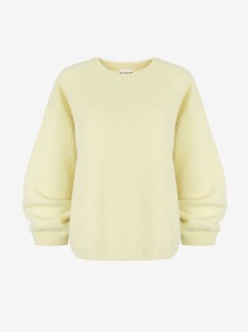 Le Collet Le Collet Sweter DIANA Żółty jasny Oversize