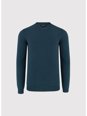 Pako Lorente Pako Lorente Sweter P26WN-2X-010 Zielony ciemny Straight Fit