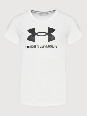 Under Armour Under Armour T-shirt Ua Sportstyle Logo 1363282 Bianco Loose Fit