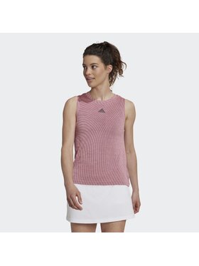 adidas adidas Tank top Tennis Match Tank Top Różowy Regular Fit