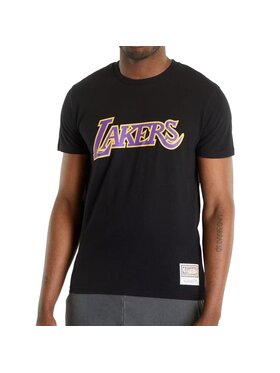 Mitchell & Ness Mitchell & Ness T-Shirt NBA TEAM LOGO TEE LOS ANGELES LAKERS Černá Regular Fit