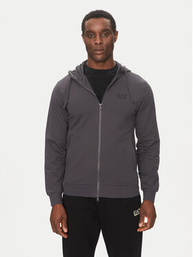EA7 Emporio Armani EA7 Emporio Armani Džemperis 8NPM33 PJVRZ U8115 Pilka Regular Fit