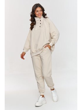 Makadamia Makadamia Dres A5 Beżowy Loose Fit