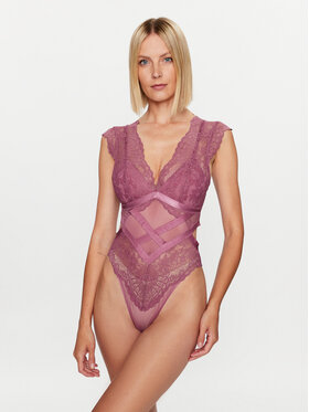 Hunkemöller Hunkemöller Bodi Rabella 202764 Vijolična Sexy Straight Fit