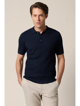 Lancerto Lancerto Polo Domenico PO073126000007 Granatowy Regular Fit