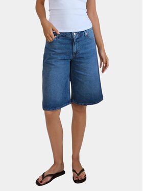 TeeShoppen TeeShoppen Szorty jeansowe 'Basic Collection' Niebieski Regular Fit