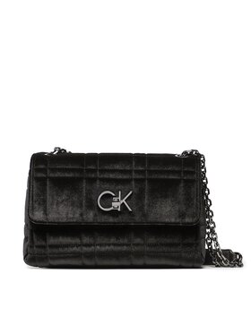 Calvin Klein Calvin Klein Sac à main Re-Lock Ew Conv Xbody Velvet K60K610196 Noir