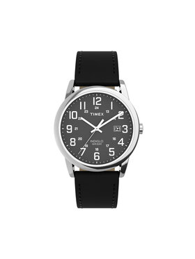 Timex Timex Ročna ura Easy Reader Classic TW2Y12800 Črna