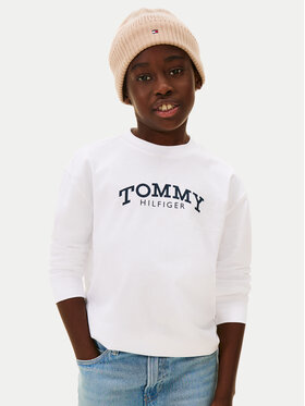 Tommy Hilfiger Tommy Hilfiger Marškinėliai ilgomis rankovėmis Monotype Print KB0KB10052 Balta Regular Fit