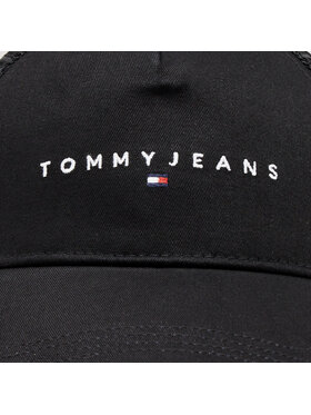 Tommy Jeans Šilterica Tjm Linear Logo Trucker Cap AM0AM12424 Crna