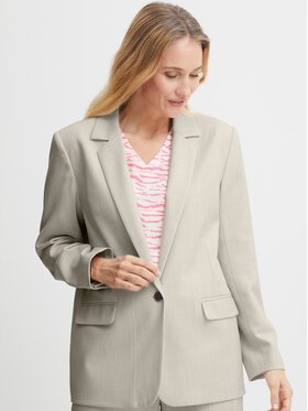 Fransa Fransa Marynarka 20611135 Beżowy Loose Fit