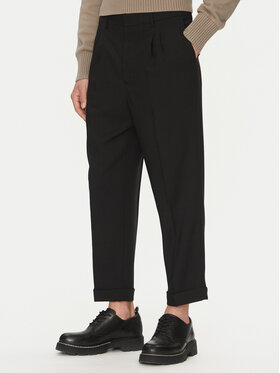 AMI PARIS AMI PARIS Chinos kelnes HTR111.WV0066 Juoda Regular Fit