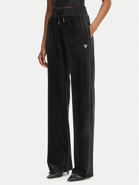 Guess Guess Teplákové nohavice V3BB26 K0232 Čierna Regular Fit